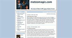 Desktop Screenshot of metzomagic.com