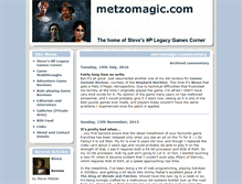 Tablet Screenshot of metzomagic.com